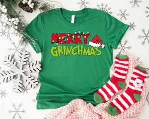Merry Grinchymas Sweatshirt, Grinchy Holiday Shirt, Funny Family Shirt Christmas Gifts Shirt Whimsical GrinchyMAS Sweater Christmas Gift Idea 2