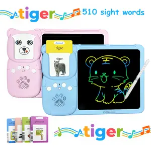 KIDGENIUS English & Spanish Smart Learning Tool with Strengthened Design, Vocabulary Cards, and Outdoorfun Feature - Great Educational Toy for Kids Animals