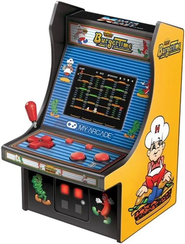 My Arcade - Burger Time Micro Player Retro Arcade Machine - 6 Inch  [GAMES ACCESSORIES] Universal Game