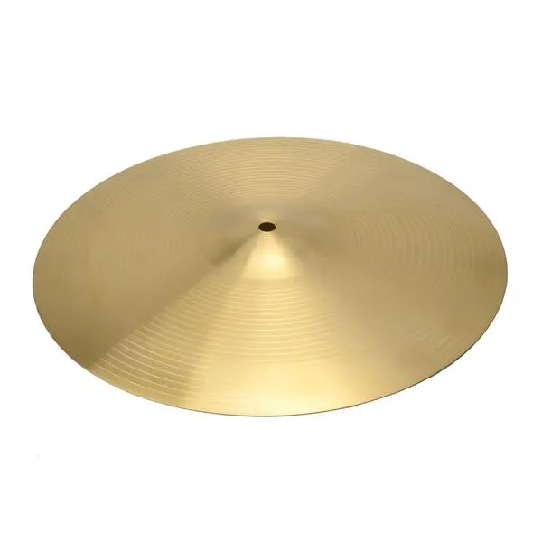16" Golden Crash Cymbal - 0.7mm Copper Alloy Professional-Grade Percussion Instrument, Shining Luster, Crisp Resonance for Drum Set Cymbals