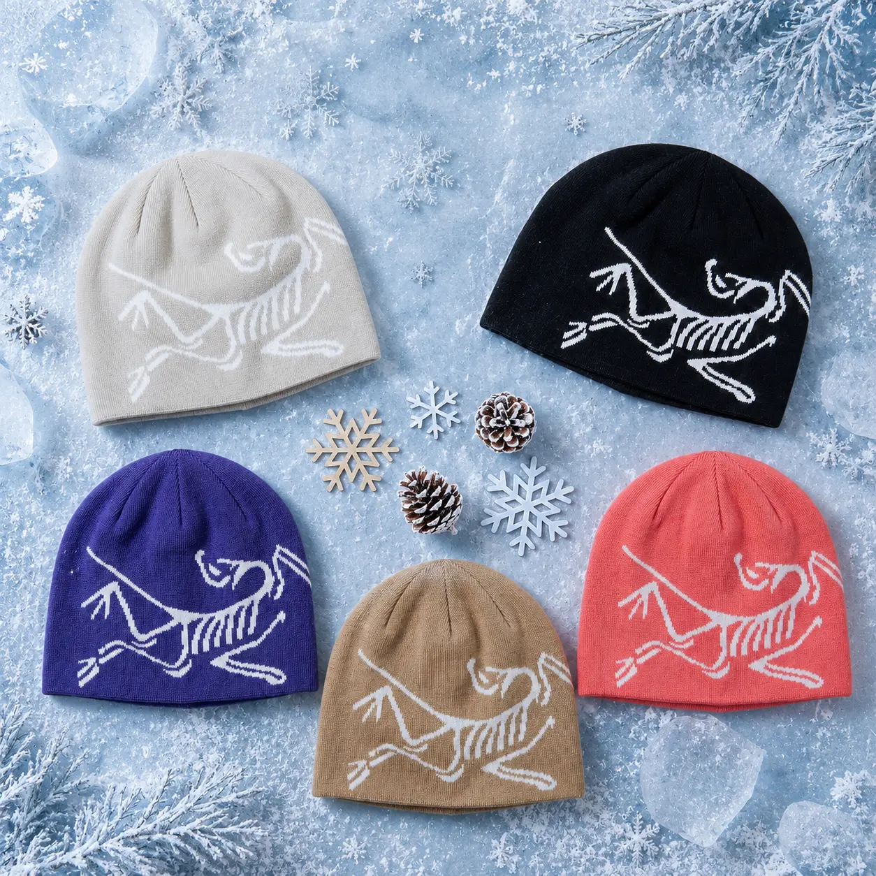 Arc'teryx Bird Head Toque - classic unisex winter beanie, breathable, comfortable blend of wool and recycled polyester, skiing, snowboarding, climbing & Outdoor Wear NEW