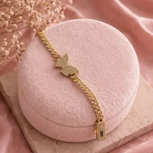 Butterfly Cuban Link Bracelet – Elegant Style Butterfly Cuban Link Bracelet – Elegant Style