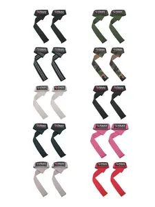 FADI SPORTS Lifting Wrist Straps for Weightlifting Bodybuilding Powerlifting Strength Training & Deadlifts Padded Neoprene with 18 inch Cotton Secure Grip & Stability