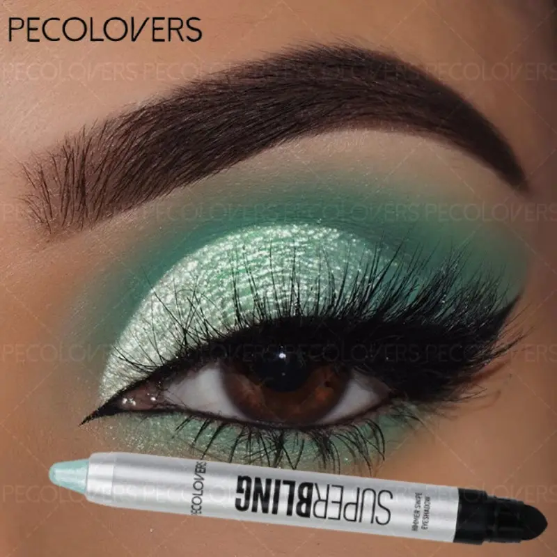 Pearlescent Glitter Eyeshadow Pen Eye Shadow Pencil Waterproof Matte Cream Nude Eye Makeup Pigment Silkworm Eyeliner Shadow Pen Glitter Eyeshadow Stick Eye Makeup Products