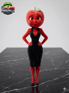 APPLETINI-Freefall Studio AI Fruit Drama Produce Posse 3D-Printed Characters for Desk Decor TikTok Shop Exclusive
