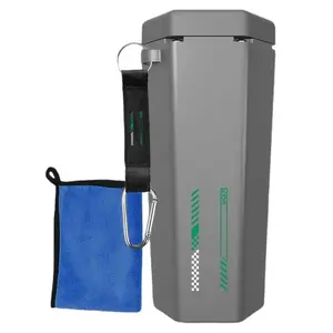 "Keep your golf balls clean on the go with this portable Golf Ball Washer and Towel combo! ⛳️🏌️‍♂️ #GolfEssentials"