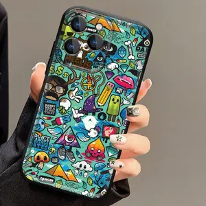 Graffiti TPU Soft Matte Phone Case For Samsung M01s S20 S21 S22 S23 M32 F42 S24 M14 M34 F34 M54 F54 M35 M55 C55 M12 F12 M02 F02s M13 M22 M10s F15 M15 J4+ J6+ S25 Plus Ultra FE Lite