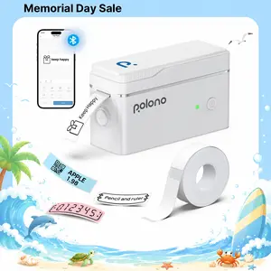 P31S Bluetooth Thermal Label Printer, Wireless Mini Sticker Printer with Tape,  Portable Thermal Printer For Study Notes, Barcode,Memos, Fillers, TikTokShopBlackFriday, Mothersdaygift #SummerVibes
