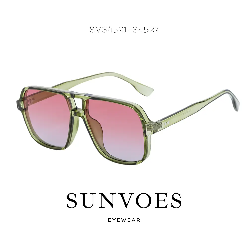 SUNVOES Retro Thick Polarized Aviator Sunglasses for Men & Women, UV400 Anti-UV Protective Rectangular Bold Square Double Bridge Large Size, Retro-Inspired Tortoiseshell Sporty Outdoor Eyewear, Back-to-School Gift Accessory, Men's Sunglasses, Retro-Inspir