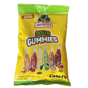 Jarritos Gummies - Sour & Sweet Naturally Flavored Gummy Candy - 8 oz Bag of Assorted Flavors - Tamarind Lime Mango Orange Pineapple Fruity - Mexican Delicacy - Mangga