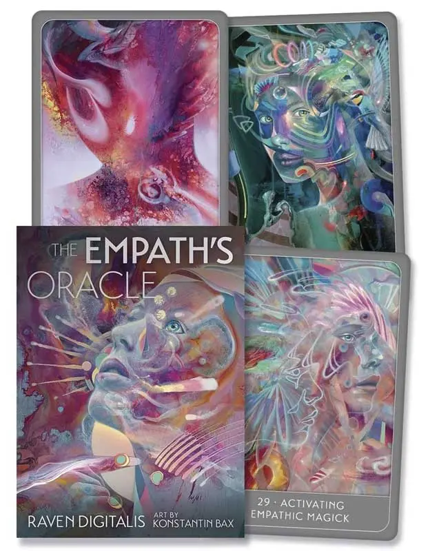 Empath's Oracle Deck &amp; Guidebook by Raven Digitalis — 40-Card Boxed Set