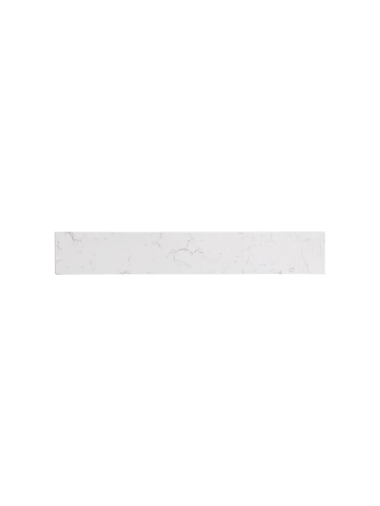Elegant Decor BS1124CW 24 in. Backsplash in Calacatta White