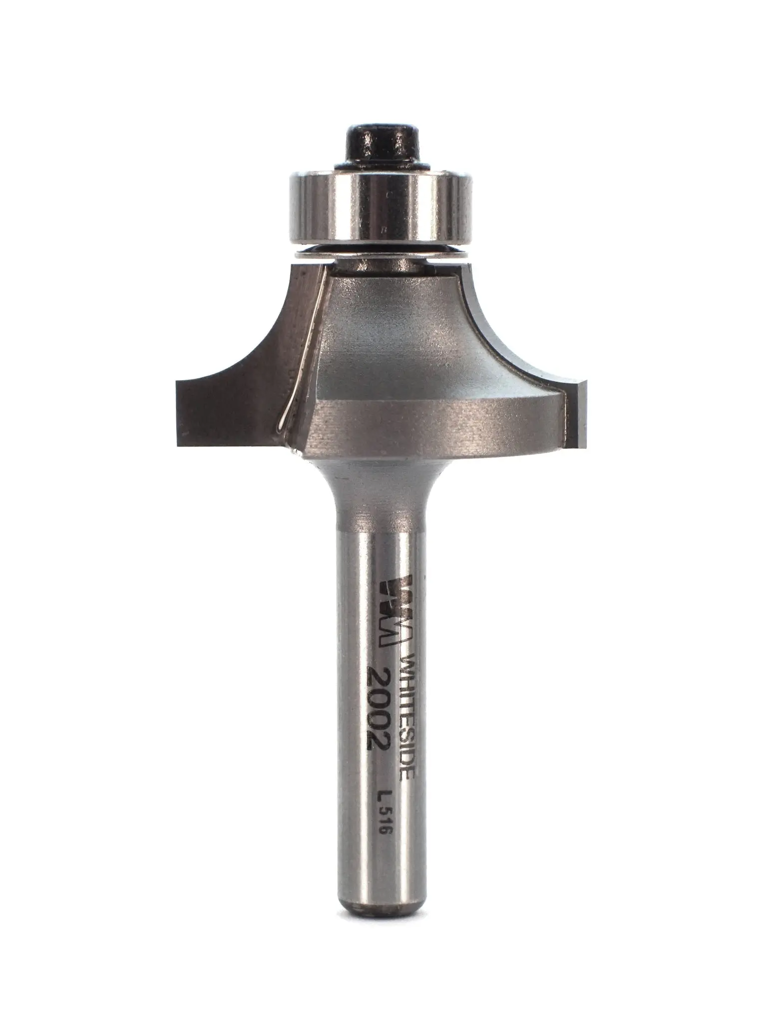 Whiteside 2002 Roundover Bit with 5/16 in Radius, 1 1/8 in Large Diameter, 1/4 in Shank for Edge Trimming & Smooth Finish