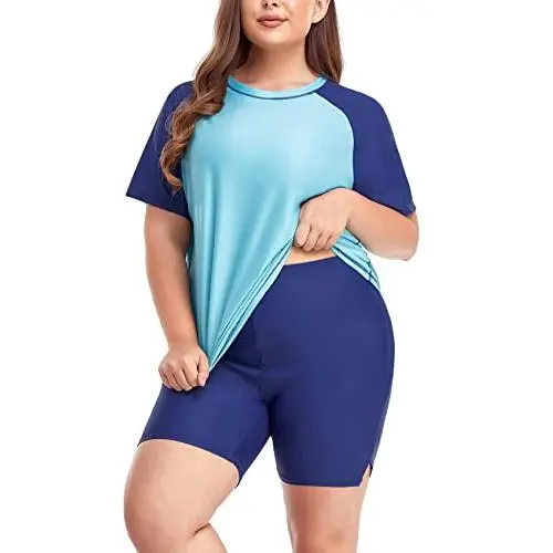 Set (Shirt & Shorts), Lake Blue