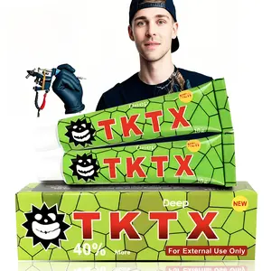TKTX Tattoo External Cream ReliefCream for Tattoos Waxing Microneedling Lecithin 10g Maximum Potency Gentle for All Skin Types