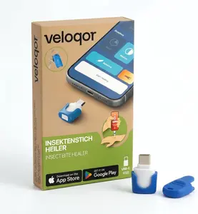 USB-C Smartphone Bug Sting Relief Healer - Chemical-Free, Sensitive Skin-Friendly Relief from Itching & Swelling via Concentrated Heat, Ideal Father's Day Gift, Summer Outdoor Essential