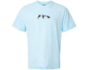 Embroidered Orca Tshirt, Beach Tshirt, Summer Tshirt, Cute Embroidered Shirt, Cute Tshirts