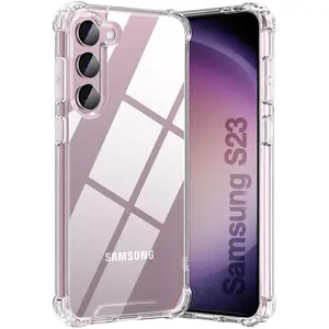 Shockproof  Case For Samsung Galaxy S8 S9 S10 Lite S20 FE S21 S22 S23 S24 Plus Ultra Silicone Clear Soft Cover
