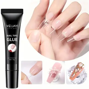 New 10 g black‑tech nail adhesive patch — a new long‑lasting gel formula for added durability, compatible with press‑on nails and rhinestone tips; does not damage the natural nail; salon‑quality DIY nail art