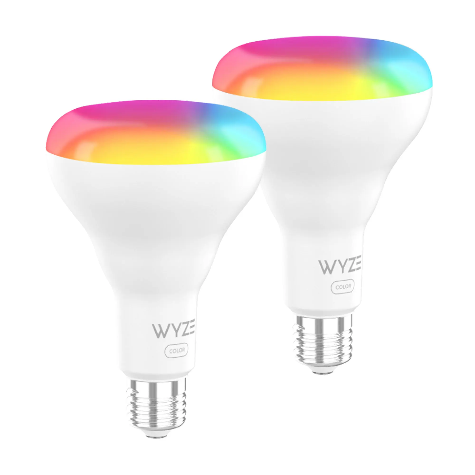 Wyze Bulb Color BR30 — Wi-Fi Smart Bulb, E26 Base, 950 Lumens, 16 Million Colors & Tunable White, Compatible with Alexa & Google Assistant Dimmable Led Lights, Rgb Colorful Led
