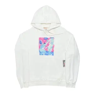 Marni Flami Looped Hooded Sweatshirt White