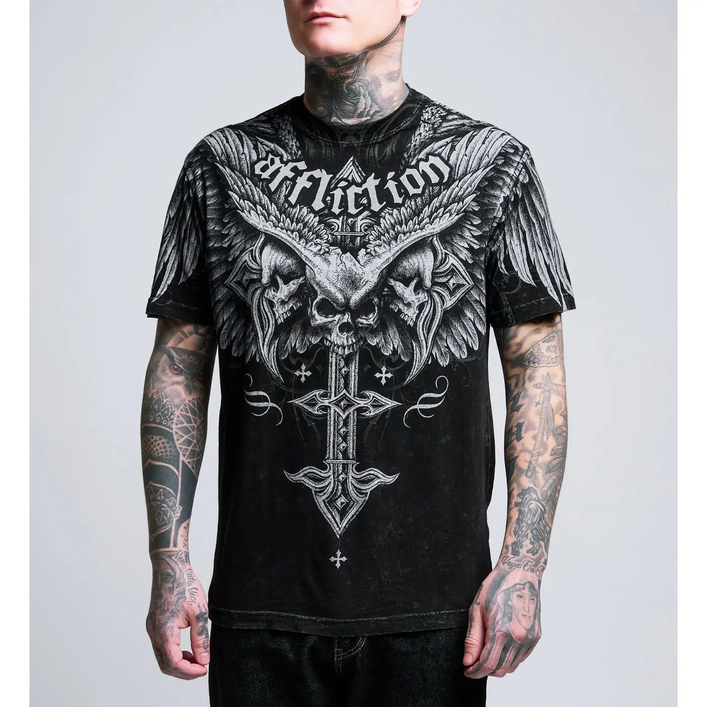 Affliction Men's T-shirt Death Eyes