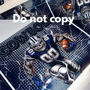 Football Tumbler Vinyl Wraps 20oz 5-Piece Bundles - No Heat Needed, Ideal for Everyday Use, Versatile Designs for Various Items