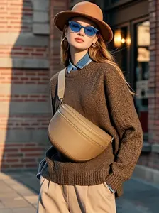 New Fashion Women's Single Shoulder Large Capacity Oxford Cloth Lightweight Checkered Bag, Versatile Crossbody for Everyday Use, Casual Crossbody Bags, Stylish Crossbody, Chic Crossbody Purse, Crossbody Shoulder Handbag