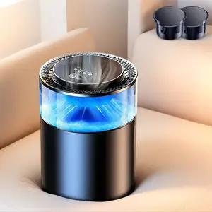 Smart Waterfall Inspiration Car Air Freshener Electric Diffuser, Rechargeable Automatic Switch Car Essential Oil Diffuser Air Freshener, Ultrasonic Nebulizer, 4 Modes, Car Air Diffuser