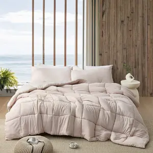 Beachfront Avenue - Coma Inducer Oversized Cooling Comforter Set - Gray Taupe
