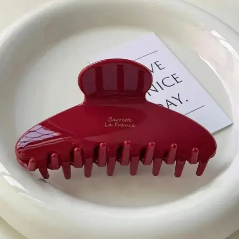Elegant European Style Hair Claw Clip, Simple Versatile Design, Perfect for School Commute Vacation Fall Winter, Secure Non-Slip Grip, Barrettes Hair Clips, Anti Slip Clips, Hair Style Accessory