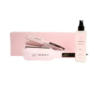Amg Beauty Professional Hair Straightener & Heat Protectant - Dual-Purpose Styling Tool for Smooth Straight Hair & Heat Damage Protection