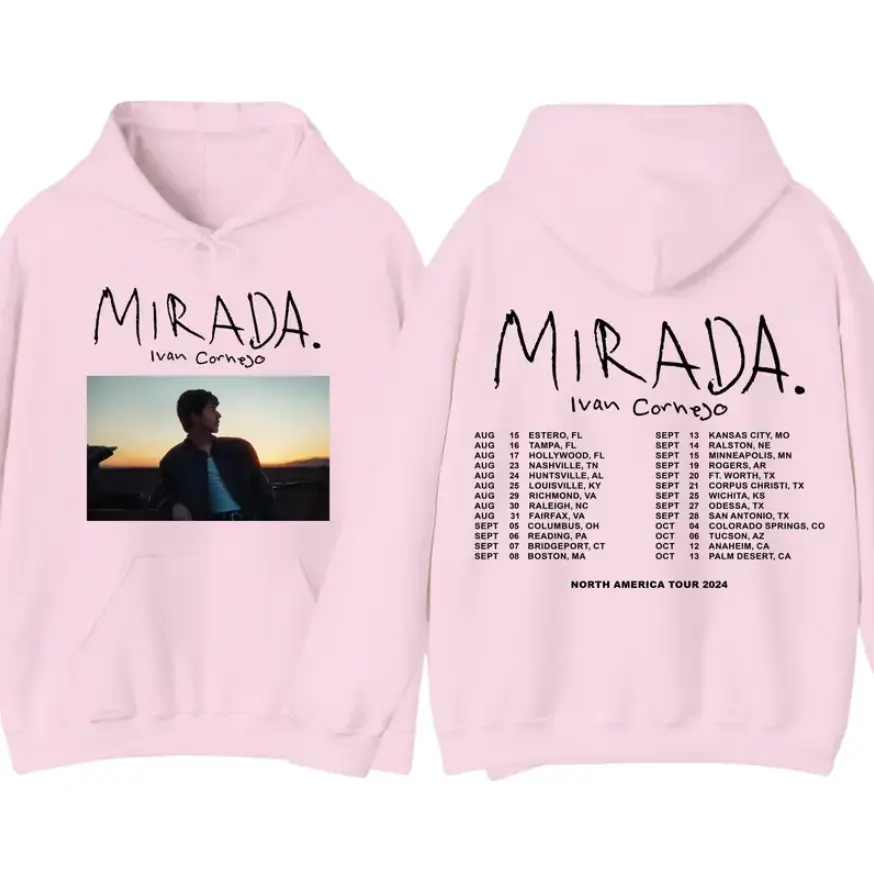 Mirada Tour 2024 Hoodie, Ivan Cornejo Mirada Pullover Hoodie, Mirada 2024 Tour Merch, Gift for Fan