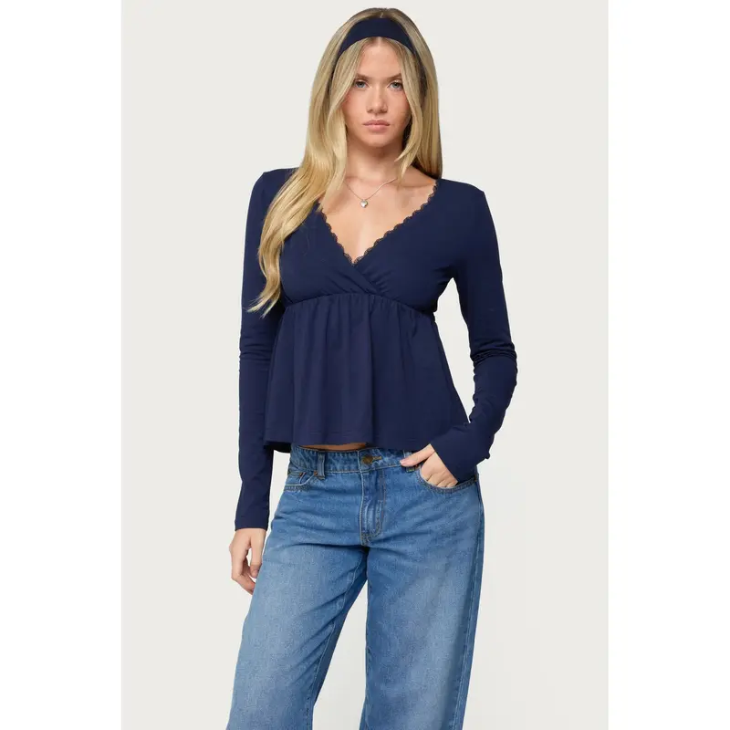 Kenzie Long Sleeve Babydoll Top