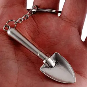 Mini Shovel Set with Keychain, Key Ring, Key Holder, Metal Tool, 3D Design, Perfect for Outdoor Use, Durable and Stylish Accessory, Keychain Multi Tool