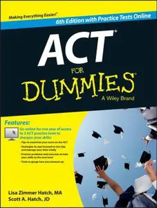 USED-ACT for Dummies, with Online Practice Tests by Hatch, Lisa Zimmer (Paperback)