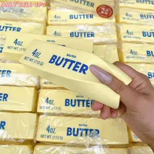 5.51-Inch ASMR Butter Squishy Stick, Super Soft Slow-Rise Fidget Toy, Desk Stress Relief Squeeze Toy