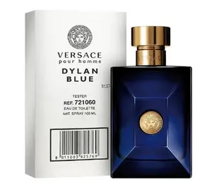 Versace Dylan Blue Tester 100ml Eau De Toilette for Men Classic Signature Scent Regular Edition Versace Dylan Blue Tester 100ml Eau De Toilette for Men Classic Signature Scent Regular Edition