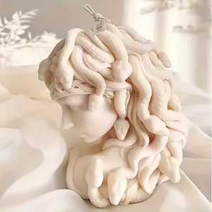 Medusa Silicone Molds for Candle Making Plaster Epoxy Resin & Art Ornaments Versatile Crafting Tools