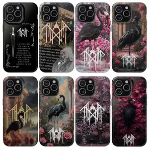 Sleep Token Aesthetic Phone Case For iPhone 17 Promax 16 15 14 13 12 11 Plus Pro Max 17Air and Samsung S26 S25 S24 S23 S22 S21 FE Plus Ultra - Anti Drop Full Perfect Aesthetic Printed Soft TPU Case