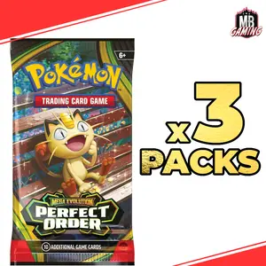 Pokemon: Perfect Order Booster Pack x3