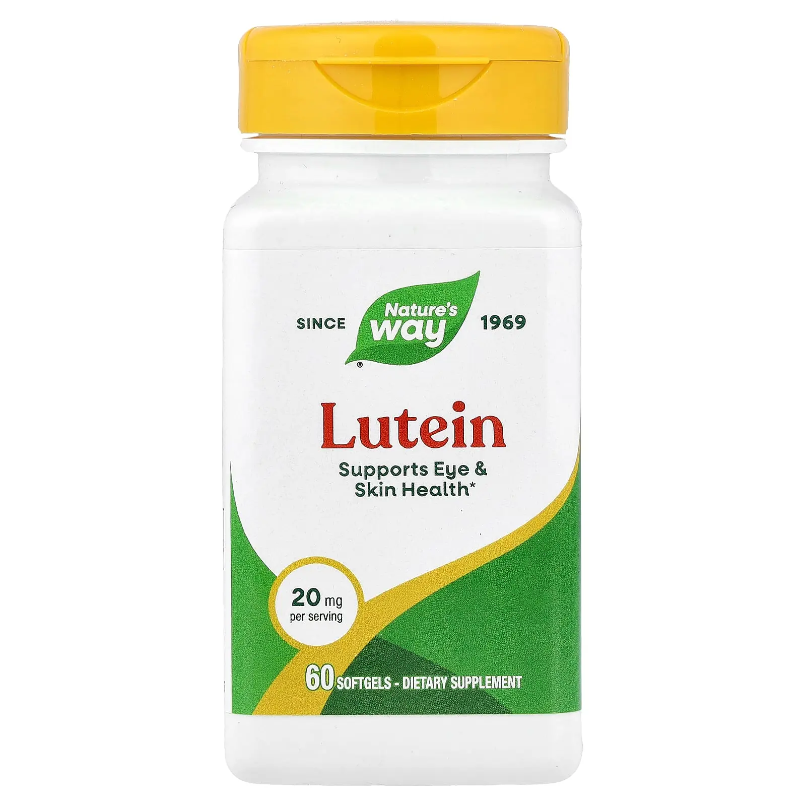 Nature's Way Lutein, 20 mg, 60 Softgels Nature's Way Lutein, 20 mg, 60 Softgels
