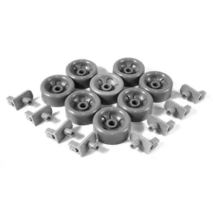 WEN Handyman Q-K0004 Dishwasher Dish Rack Roller Kit, 8 Pack (OEM part number WD35X21041)