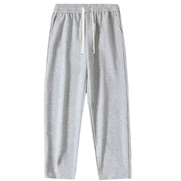Men's Regular Fit Solid Drawstring Waist Sweatpants with Casual Pocket Design for Fall &  Style pantalones para hombre holiday work party outfit mens pants pants for men cargo pants for men pants para hombre work pants for men pantalones para frio hombres