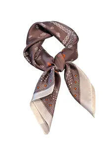 Elegant Women's Paisley Print Scarf, Floral Pattern Square Hairband 27.6 Inches, Versatile Fashion Accessory for Daily Wear, Fashion Hair Scarves
