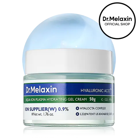 [Dr.Melaxin Official] Aqua Ion Plasma Hydrating Gel Cream | Moisturizing, L22, Brightening, Anti-aging | Korean Cosmetics | 50ml