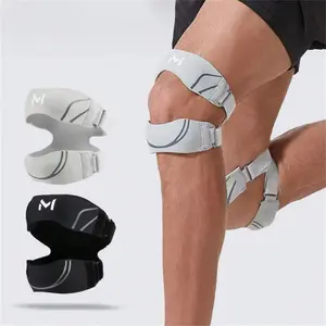 1piece of adjustable hinge knee pad, open sports knee pad, dual patella stabilizer, leg protection device