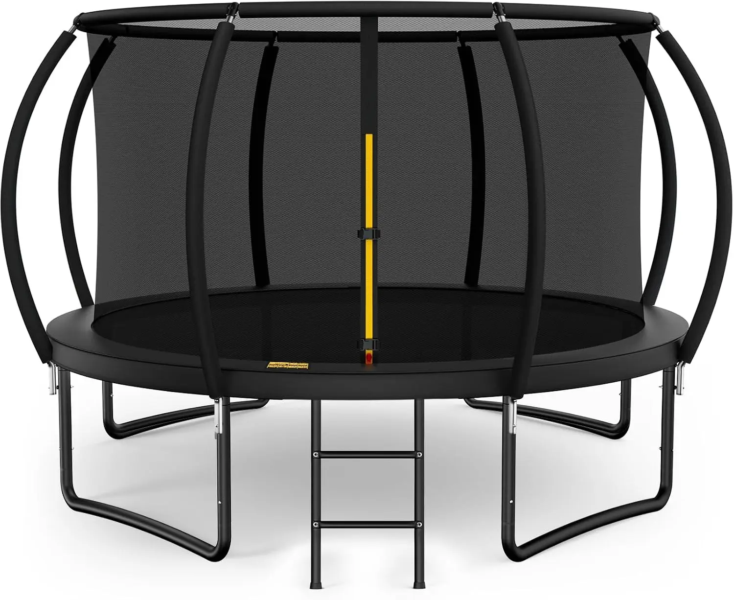 10FT Outdoor Trampoline with Enclosure Net and Ladder, Heavy Duty Yard Recreational Trampolines, for Kids