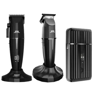 Professional Cordless Hair Clipper +  Trimmer + JRL ONYX Shaver (Combo) Adjustable Durable