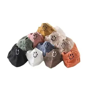 Not for sale Pair Happy Expression Ankle Socks Sports Socks Women Soft Cotton Invisible Socks With Smile Expression Design Lightweight Breathable Suitable for Work School Sports and Yoga Women Clothing Cute Elastic Daily Wear Atmosphere Womenswear compr